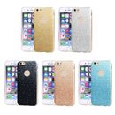 Sparkle Glitter Bling Gel Silicone Case Cover for Apple iPhone 5 5S SE 6 6S Plus