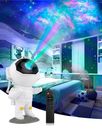 Astronaut Galaxy Proiettore bambino luce notturna, regolabile a 360 gradi con timer