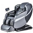 CHROX Siège Massant Zero-Gravity Intelligent Full-Body Electric Massage Chair Bluetooth Music Heat, Cradle Knead Open Back