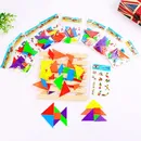 20 Stück Mini Tangram Puzzlespiel Kinder Geburtstag Baby party Party begünstigt Andenken Pinata