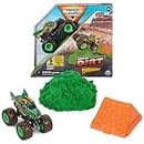 Monster Jam, Dragon Monster Dirt 1lb Playset with Official 1:64 Scale Die-Cast Monster Truck, Kids Toys for Boys Ages 3 and up