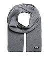 JACK & JONES Men’s Knitted Scarf Soft Plain Winter Neck Scarves - Gift for Men - One Size - Grey