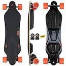 MEEPO Electric Longboard Skateboard with Remote for Adults, 31 MPH Top Speed, 31 Miles Long Range with 2800W*2 Belt Motor, Bamboo & Fiberglass Deck, 330 LBS Max Load, Voyager