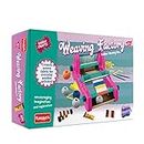 Funskool Handycrafts Weaving Factory, Weaving Loom, Weave Your own Fabric, Portable Weaving Machine, Art and Craft Kit, DIY Kit, Ages 8 Years and Above, Multicolour