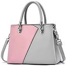 Purses for Women: Fashion Handbags Tote Bag Shoulder Bags Top Handle Satchel Purse for Ladies (PINK)