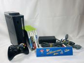 Microsoft Xbox 360 Console 1 Controller, Power & AV Cable 5 FREE GAMES