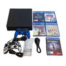 Sony Playstation 4 Slim (PS4) Console - 500GB With 2 Controllers & Games