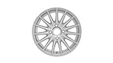 UNO Minda W1D148-000M00 15 inch Car Alloy Wheel, PCD 108, 4 Hole, Hyper Silver Machined finish