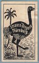 ES1954 Poster stamps advertising: Strauss Drogerie Nurnberg