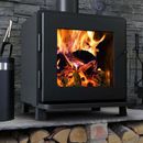 MF Fire Nova 2500 Sq. Ft. Natural Vent Freestanding Wood Burning Stove in Black/Brown | 32.5 H x 27 W x 18.5 D in | Wayfair MF03-BP1-DP1-AL003-9
