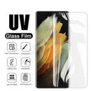 UV Glass film for Samsung Galaxy s8 s9 s10 5G note 10 pro 20 s20 plus s21 Ultra tempered glass
