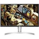LG Electronics 69 Cm/27 Inches LCD 4K-Uhd 3840 X 2160 Pixels HDR 10 Monitor with IPS Panel for Designing,Radeon Freesync,Height/Pivot/Tilt Adjustable Stand,Hdmi X 2,Display Port- 27Ul550 (White)