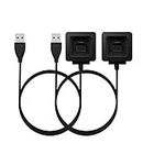 KingAcc Fitbit Blaze Charger, Replacement USB Charging Cable Cord Charger Cradle Dock Adapter for Fitbit Blaze, Fitness Tracker Wristband Smart Watch (3Foot/1meter, 2-Pack)
