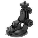 Small Car Suction Cup Mount, Mini Automobile Data Recorder Suction Stand, Car Front Windshield Suction Cup with 1/4 Inch Screw, for Action Camera