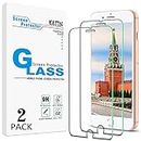 [2-Pack] KATIN Screen Protector for iPhone SE 2020, iPhone 8, iPhone 7, iPhone 6S, iPhone 6 Tempered Glass (4.7-inch), 9H Hardness, Easy to Install
