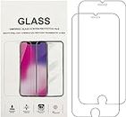 JANEMO Screen Protector for iPhone 7 and iPhone 8, 2 Pcs Tempered Glass,High Definition,Ultra Thin(Packaging replacement) (Iphone7/iphone8)