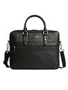 Gauge Machine 15" Black Laptop Bag For Women and Men with Detachable Strap and a Zip in front (GMLPB0523023BLK)