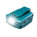 14.4-18V battery charging adapter 2 port USB LED for Makita BL1415 ADP05 BL1430