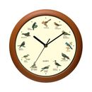 Benail Singing Bird Wall Clock 12 Inch with New Design of the Bird Names