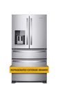 Samsung 24,5 cu. Refrigerador puerta francesa pies - acero inoxidable