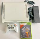 Microsoft Xbox 360 Console with Game Wireless Controller Power Cord TESTED   *R*