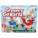 Hasbro Gaming Grocery Go Karts - Juego de mesa para preescolares y niños a partir de 4 años, juego de construcción con mini comestibles, juegos preescolares para 2-4 jugadores
