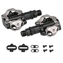 PD-M520 Mountain Bike Pedals Compatible with Shimano Clipless MTB SPD Pedal with SM-SH51 Cleats