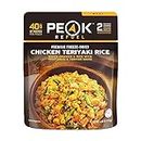 Peak Refuel Chicken Teriyaki Rice | 40g Protein | 580 Calories | 100% Real Meat | Premium Freeze Dried Backpacking & Camping Food | 2 Servings | Ideal MRE Survival Meal