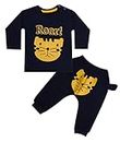 Fareto Baby Boy's and Girl's Clothing Set(PID:YG) (Navy Lion, 3-4 Years)