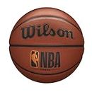 WILSON NBA Forge Series Indoor/Outdoor Basketball - Forge, Brown, Size 6-28.5"