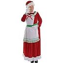 Party City Women’s Mrs. Claus Deluxe Costume, Adult Plus Size