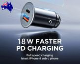 Car Charger USB C Fast Charging Car USB Adapter Travel Type C Dual Port Quick 