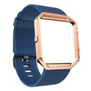 🏃 Silicon Bracelet Watch Band Wrist Strap With Metal Frame For Fitbit Blaze
