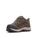 Columbia Men's Crestwood Waterproof Hiking Shoe, Mud, Squash, 8.5 Wide