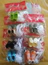 2x COMPATIBLE WITH BARBIE DOLLS CLOTHING ACCESSORIES CUTE SHOES & SOCKS 