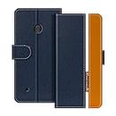 for Nokia Lumia 530 Flip Cover, Magnetic Buckle Multicolor Business PU Leather Phone Case with Card Slot, for Nokia Lumia 530 4 inches