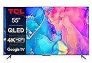 TCL 55C639 Téléviseur QLED 55 Pouces UHD 4K Google TV