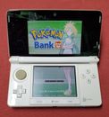 Nintendo 3DS Console Ice White with Pokemon Bank / Transporter + Pokemon Games
