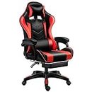 Video Gaming Chair Racing Recliner,PC Gaming Chair with Footrest and Bluetooth Speakers Music Video Game Chair for Home and Office Comfortable anniversary