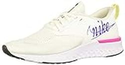 Nike Womens Odyssey React 2 FK JDI Knit Running Shoes White 9 Medium (B,M)