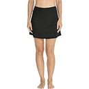 Coolibar Women UPF50+ UV protective Swim Skirt - black, XXL, 46 (EU), 18 (UK)
