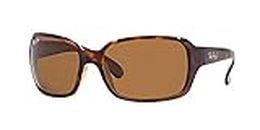 Ray-Ban RB4068 Square Sunglasses+ Vision Group Accessories Bundle, Havana/Crystal Brown Polarized (642/57)