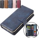 Zip Wallet Coin Card Purse Leather Case Cover For Samsung S24 S23 FE S21 A22 A55