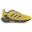 adidas Mens New Star Tennis Yellow/CBLACK/FTWWHT Running Shoe - 7 UK (IU7045)