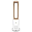 Vortex Air - Cleanse: Bladeless Air Purifier, Heating & Cooling Fan, Oscillating Hot and cool Tower Fan, HEPA Filter (Gold Deluxe)