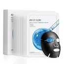 RAZUYEN 10 Pack Repair Face Masks, Soothing Facial Sheet Mask with Sodium Hyaluronate, Panthenol, Crithmum Maritimum Extract, Moisturizing Skincare Vitamin B5 Facial Masks for Sensitive Skin