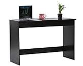 DeckUp Iris Engineered Wood Study & Computer Table and Office Desk (Dark Wenge, Matte Finish)