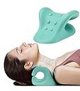 Neck and Shoulder Relaxer, Neck Cloud - Cervical Traction Device for TMJ Pain Relief and Neck Alignment, with Acupressure Massag Design Neck Pain Pillow