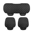 CGEAMDY Seat Cover for Car, Car Seat Protector, Universal Seat Cushion for Most Cars, Vehicles, SUVs and More, Soft Comfort, Car Interior Accessories for Men Women (Black1)