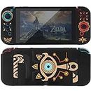TIKOdirect Protective Case for Nintendo Switch, Soft Full Skin Protective Cover with Pretty Cute Pattern, Zelda Silicone Slim Shockproof Back and Grip Case for Switch